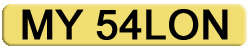 private number plates my54lon - my salon